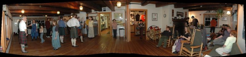 panoramic picture of dancers