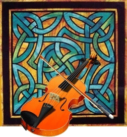 Celtic knot with fiddle