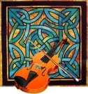 Celtic knot with fiddle